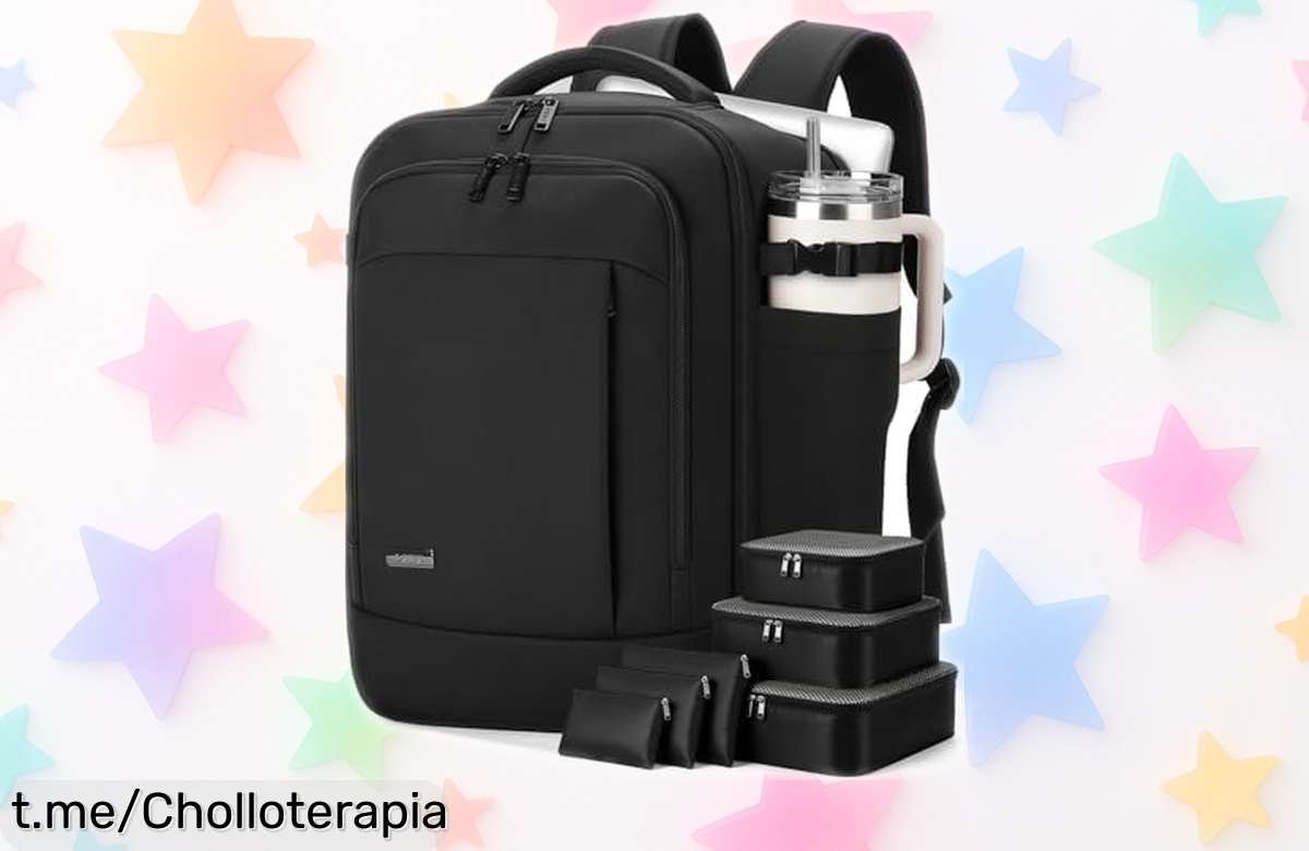 Mochila Lekespring de 24L con compartimentos ideales para tus viajes o escuela, ahora a un precio que parece broma – ¡No dejes escapar este chollo y organiza tu día!