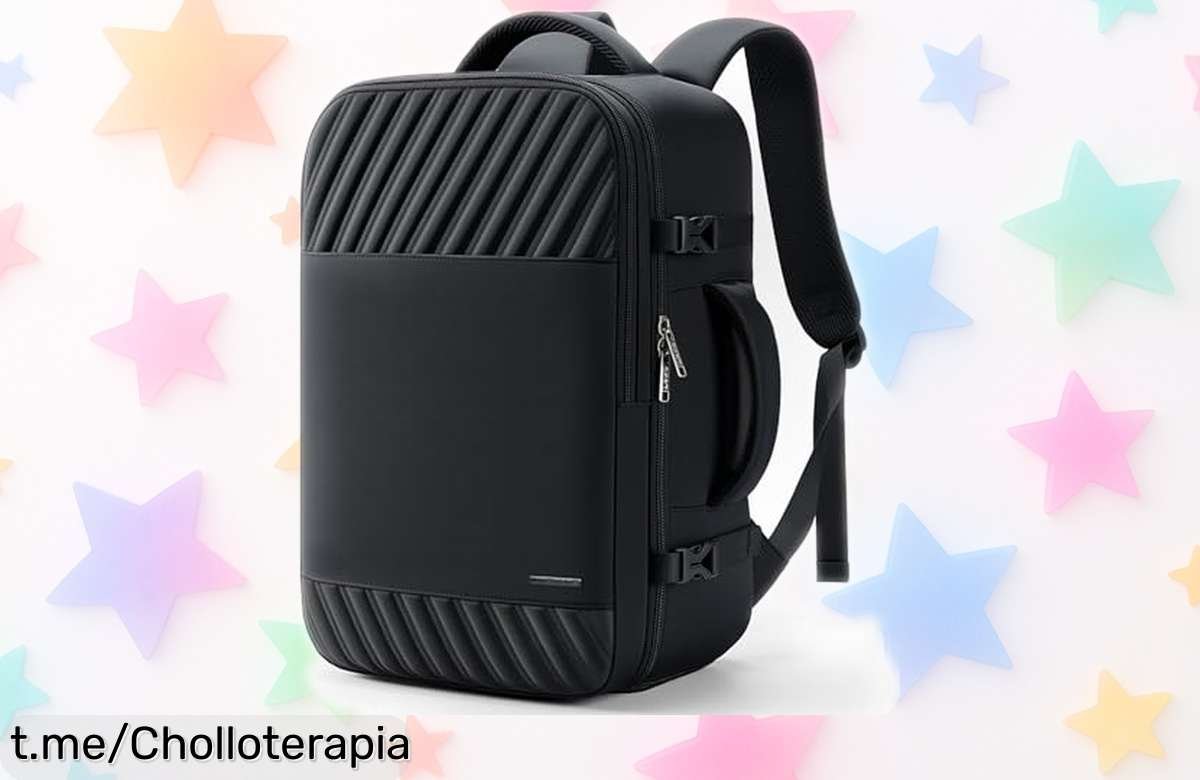 Mochila Lekespring para viaje en cabina con espacio para portátil y zapatos, ¡preparada para volar! Aprovecha este megachollo: precio rebajado que no puedes dejar escapar.