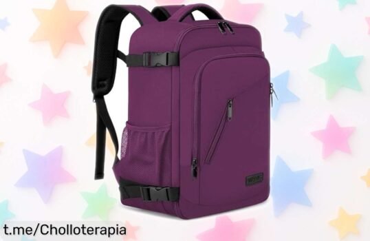 Mochila de viaje Ryanair con puerto USB y bolsillo antirrobo: ¡preparada para viajar sin pagar extras en un chollo que no puedes dejar escapar!