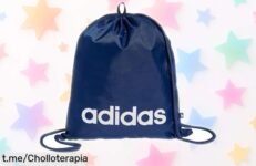Mochila gymsack adidas Linear, ideal para tu día a día, ¡con material resistente y un precio loco que no querrás dejar pasar!