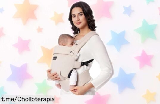 Mochila portabebés Momcozy ergonómica con soporte lumbar a precio loco: ¡lleva a tu pequeño cómodamente y disfruta de tener las manos libres! No te quedes sin ella, oferta limitada.