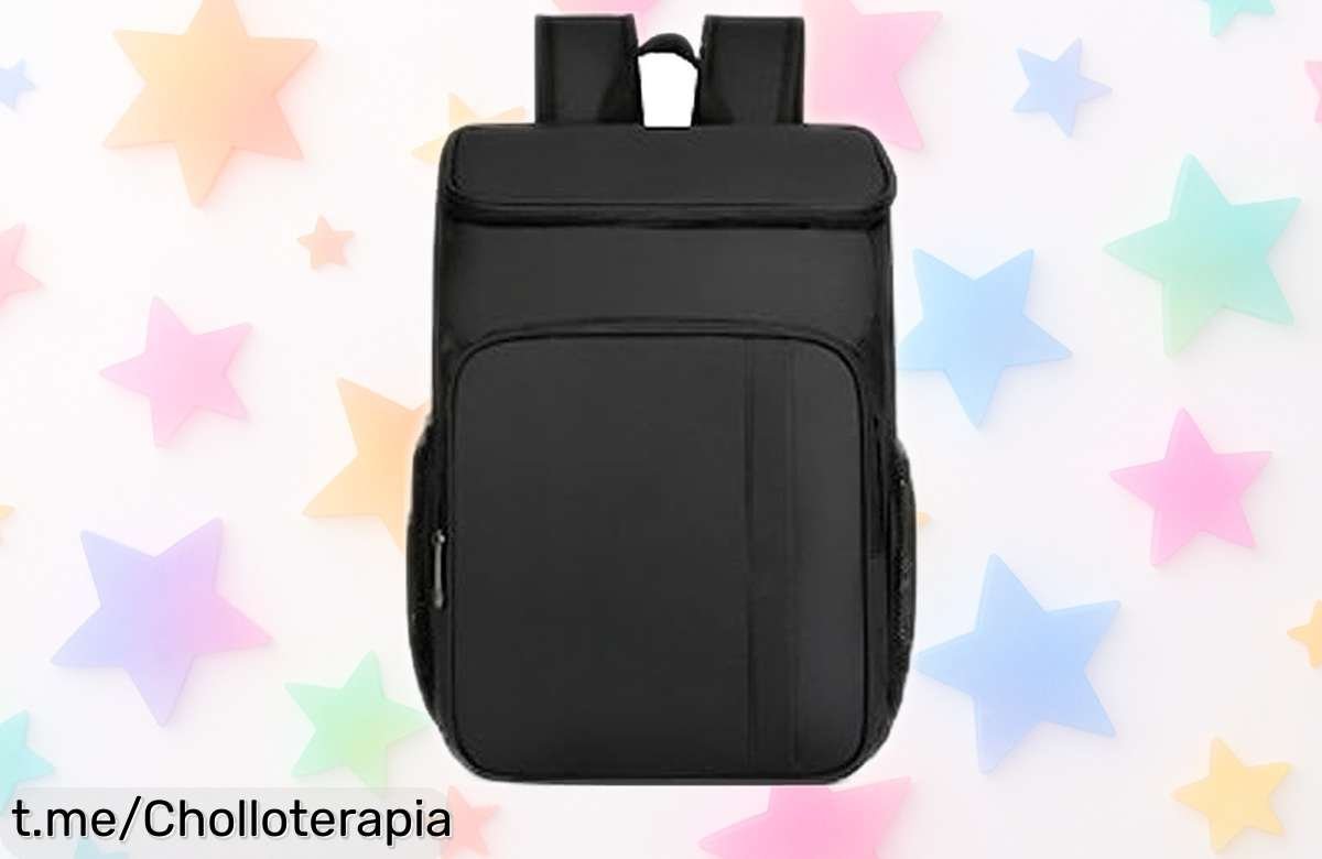 Mochila térmica grande Creperture de 36 litros: ¡ahora a un precio increíble para disfrutar tus comidas frías o calientes en camping y picnic! ¡No te quedes sin la tuya!
