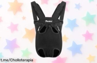 Mochila transportadora Pawaboo para perros pequeños, ¡un ofertón que hará que tus paseos sean más cómodos y divertidos! No dejes escapar esta oportunidad única.