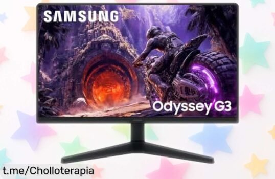 Monitor gaming Samsung Odyssey G3 de 24” con FreeSync Premium y 200Hz a un precio increíble, ¡no te quedes sin disfrutar tus partidas como nunca antes!