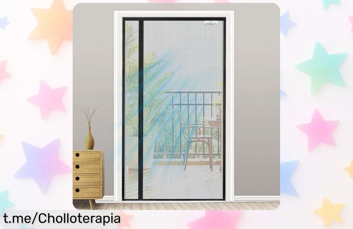 Mosquitera SCREEN DOOR con cierre magnético: Adiós bichos a un precio loco, fácil de montar y sin complicaciones. ¡No te quedes sin la mejor defensa para tu hogar!