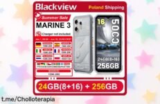 Móvil Blackview OSCAL MARINE 3 super resistente y con batería de larga duración a un precio loco que no te creerás, ¡hazlo tuyo antes de que se agote!