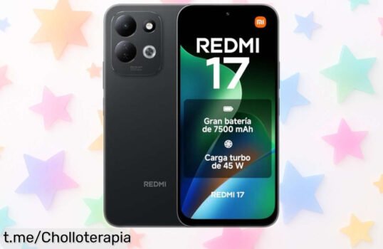 Móvil Redmi 17 con pantalla gigante y carga turbo: ¡batería para todo el día a un precio regalado! No dejes pasar este chollazo que transforma tus momentos.