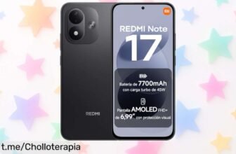 Móvil Redmi Note 17 con batería eterna y cámara de 50 MP a un precio loco que flipas, ¡no te quedes sin el tuyo antes de que se acaben!