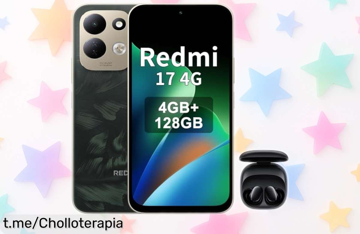 Móvil Xiaomi REDMI 17 4G con pantalla gigante y batería eterna, ¡con auriculares incluidos! Llévalo ahora a un precio regalado que no podrás dejar escapar.