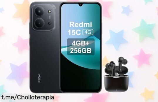 Móvil Xiaomi Redmi 15C con pantalla gigante y cámara de 50 MP a un precio regalado que no puedes dejar escapar, ¡llévatelo ya y captura tus mejores momentos!