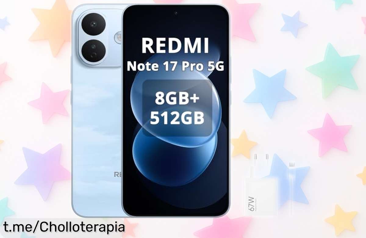 Móvil Xiaomi Redmi Note 17 Pro con pantalla enorme y cámara de 50MP a un precio bajísimo que no podrás dejar pasar, llévate este super chollo ya y disfruta cada momento.