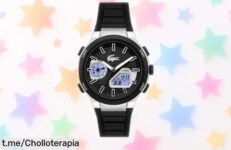 Nuevo reloj híbrido Lacoste LC33 2011516 para hombre con correa de silicona y resistencia hasta 10 ATM, ¡no podrás creer el precio rebajado que tenemos para ti!