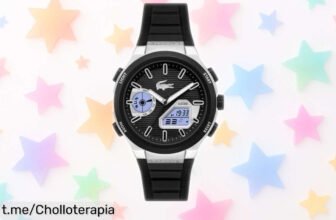 Nuevo reloj híbrido Lacoste LC33 2011516 para hombre con correa de silicona y resistencia hasta 10 ATM, ¡no podrás creer el precio rebajado que tenemos para ti!