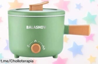 Olla arrocera eléctrica multifuncional que prepara arroz y guisos sin pegarse, ¡ahora a un precio loco! Haz que cocinar sea un placer y no te lo pienses más.