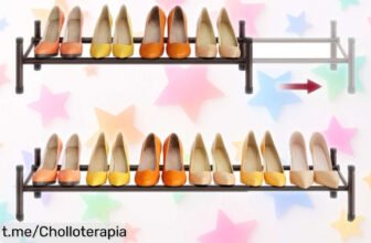Organizador de zapatos metálico Tajsoon: Haz que cada rincón brille con este super chollo extensible, ¡aprovéchalo y olvídate del desorden ya!