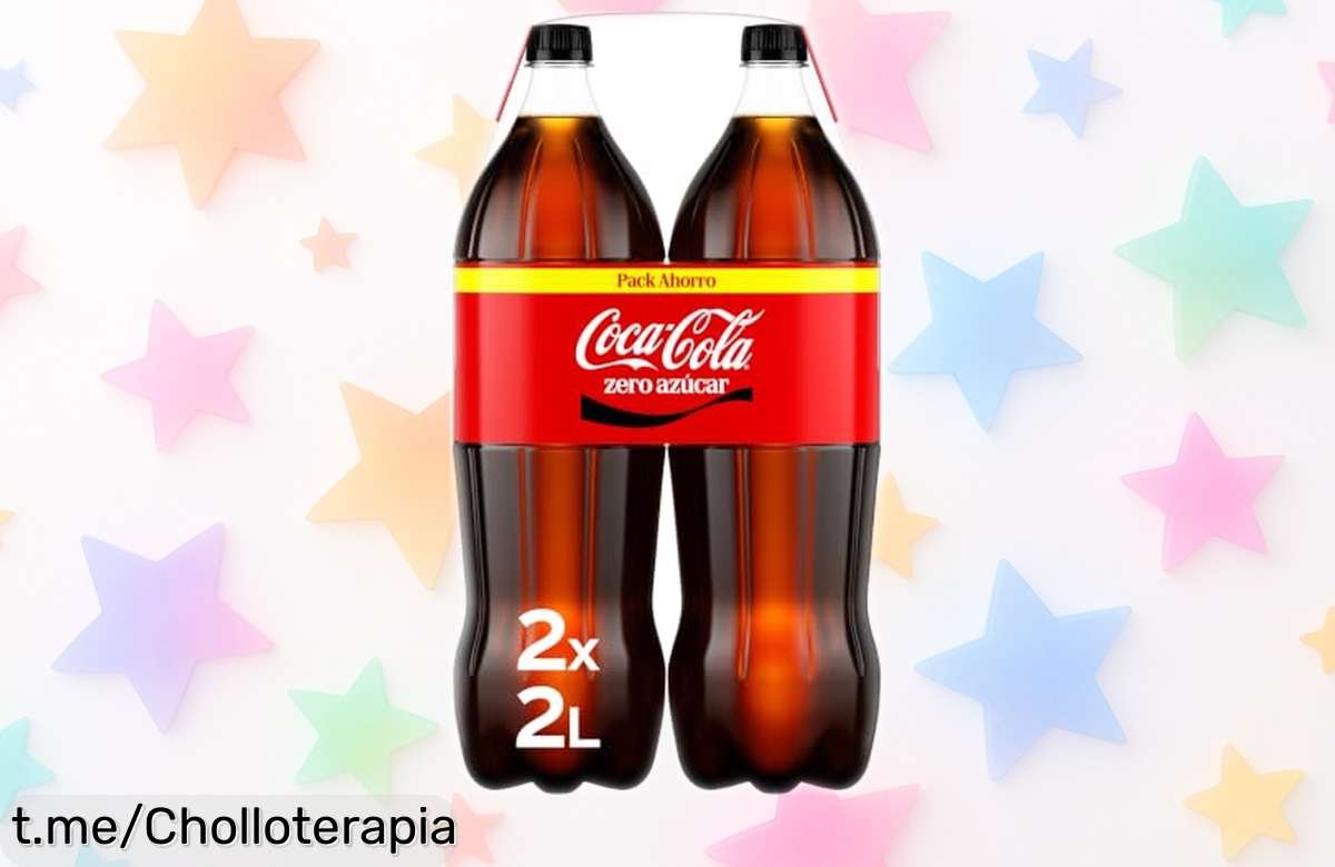 Pack 2 botellas de CocaCola Zero Azúcar, el refresco perfecto que aporta sabor sin calorías ni azúcar a un precio deslumbrante. ¡No te quedes sin tu compra antes de que se agote!