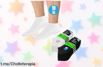 Pack de 10 pares de calcetines tobillero SOXCO a precio loco, frescura y durabilidad para tus pies: no te quedes sin ellos, ¡aprovéchalo ya!