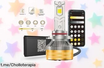 Pack de 2 faros LED H4 Tri color para coche: precio loco que te hará brillar en la carretera, ¡aprovecha este ofertón antes de que se agote!