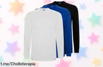 Pack de 3 camisetas ROLY para peques, ¡resistentes y perfectas para el cole! Aprovecha este precio loco que te sacará del apuro. ¡No esperes más!