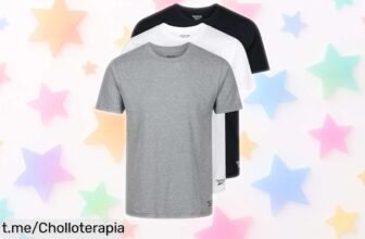 Pack de 3 camisetas básicas Reebok Santo para hombre a precio loco, resistentes y siempre brillantes: ¡renueva tu armario ya con este super chollo que no querrás dejar pasar!