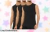 Pack de 3 camisetas sin manga para hombre que no se deforman y son de algodón 100% a un precio reducido, ¡no te quedes sin las tuyas y disfruta del frescor todo el día!