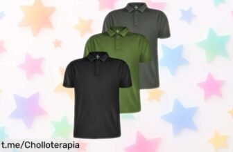 Pack de 3 polos deportivos Alpidex con tejido que seca rápido, ¡ofertón irresistible para darle caña a tus días activos! ¡Aprovecha y llévatelos ya antes de que se agoten!