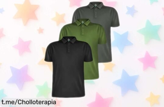 Pack de 3 polos deportivos Alpidex con tejido que seca rápido, ¡ofertón irresistible para darle caña a tus días activos! ¡Aprovecha y llévatelos ya antes de que se agoten!