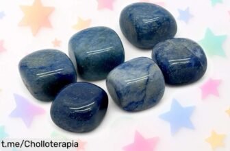 Pack de 4 piedras naturales Aventurina Azul para energía y equilibrio a un precio que no puedes dejar pasar, decora tu vida y siente su magia ya mismo.