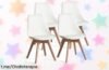 Pack de 4 sillas nórdicas Duehome, el ofertón del año para darle un toque moderno a tu comedor; ¡no te quedes sin ellas y transforma tu hogar hoy mismo!