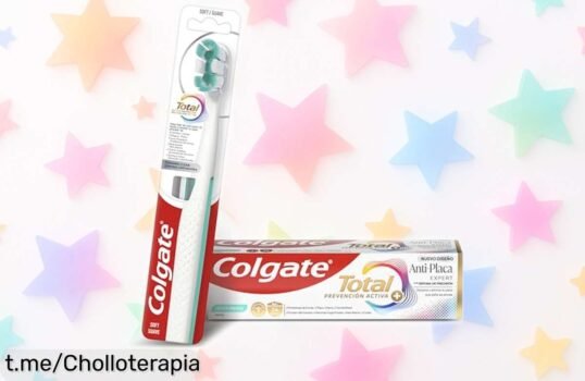 Pack de pasta de dientes Colgate Total AntiPlaca Expert con cepillo: cuidar tu sonrisa nunca fue tan fácil y a un precio rebajado que no querrás dejar pasar. ¡Hazlo ahora!