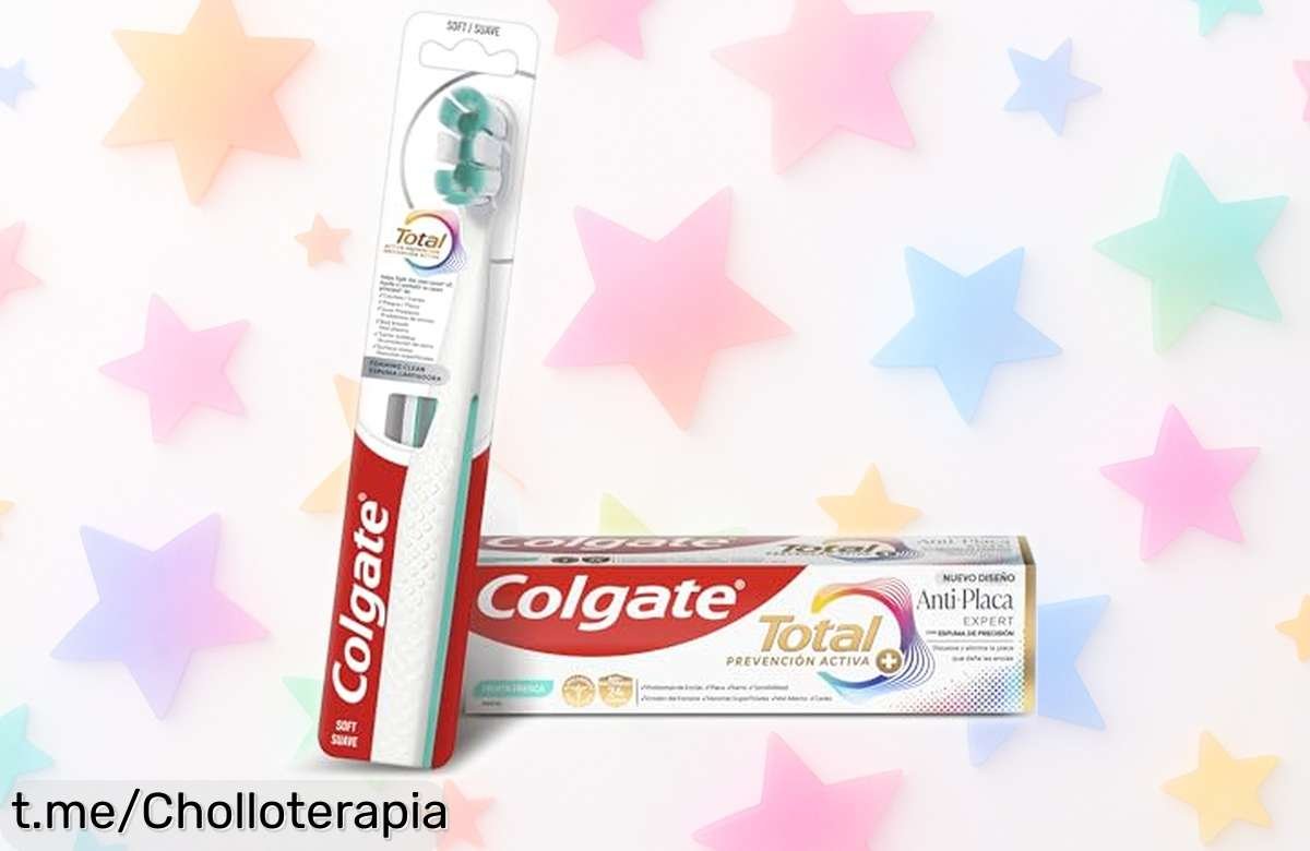 Pack de pasta de dientes Colgate Total AntiPlaca Expert con cepillo: cuidar tu sonrisa nunca fue tan fácil y a un precio rebajado que no querrás dejar pasar. ¡Hazlo ahora!