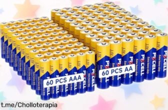 Pack gigante de pilas AA y AAA PKCELL, 140 unidades para energía a raudales con un ofertón que no se ve todos los días; ¡hazte con él antes de que desaparezca!