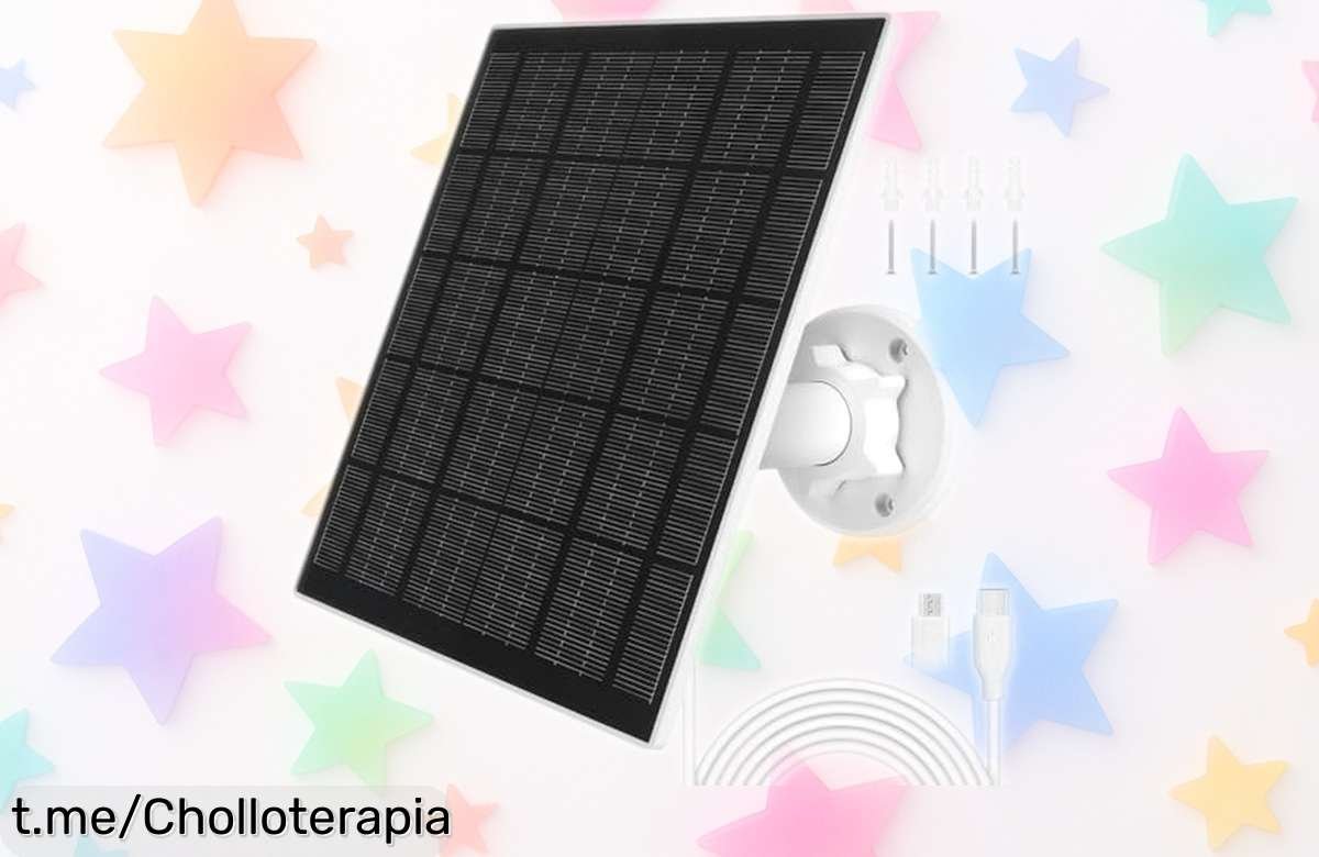 Panel solar USB URAQT con soporte giratorio 360° a precio de escándalo, carga rápida y resistente: ¡aprovéchate ya y lleva la energía donde quieras!