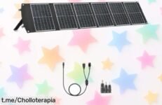 Panel solar plegable 100 W compatible con DJI Power a un precio loco, energía siempre lista donde quieras ¡Aprovecha este ofertón y carga rápido sin complicaciones!