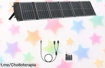 Panel solar plegable 100 W compatible con DJI Power a un precio loco, energía siempre lista donde quieras ¡Aprovecha este ofertón y carga rápido sin complicaciones!