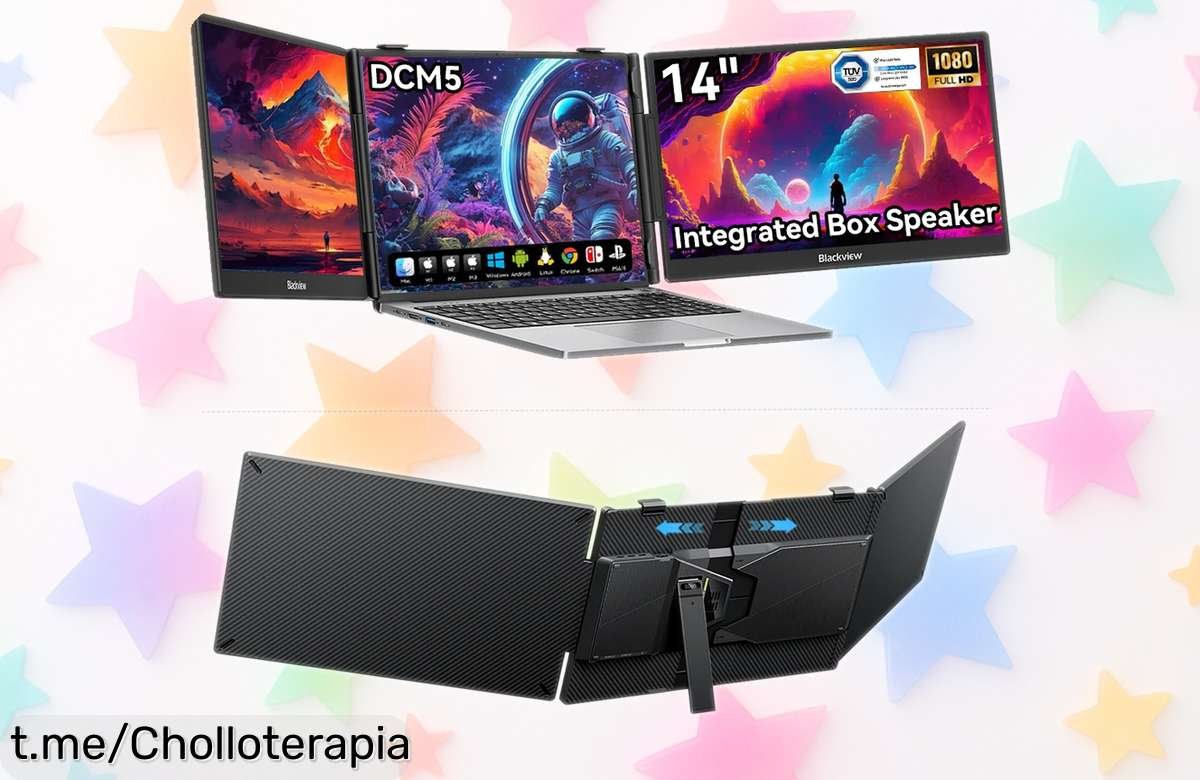 Pantalla portátil Blackview DCM5, la solución perfecta para tu laptop: un ofertón que te cambiará el juego, ¡no dejes pasar esta oportunidad única!