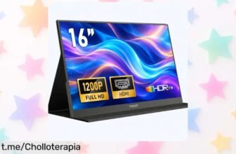 Pantalla portátil ligera Yodoit 16 con IPS FHD, mejora tu espacio de trabajo y diversión ¡Aprovecha este ofertón por tiempo limitado y desbloquea nuevas experiencias ya!