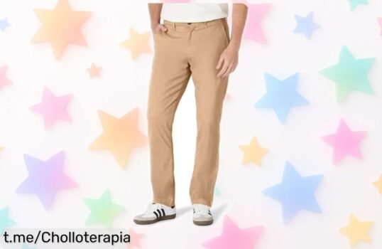 Pantalón chino deportivo de Amazon Essentials en caqui, la oferta que esperabas: comodidad y estilo para destacar cada día. ¡No te quedes sin el tuyo!