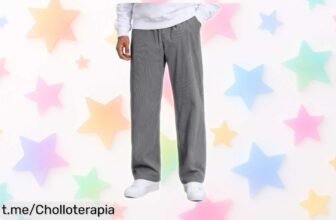 Pantalón de pana COOFANDY con ajuste elástico: comodidad y estilo a un precio regalado que no vas a dejar escapar, ¡viste bien sin gastar en lo que no tienes!
