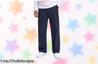 Pantalón de pana COOFANDY con cintura elástica a precio regalado, ¡aprovecha este chollazo que no puedes dejar pasar y luce genial cada día!