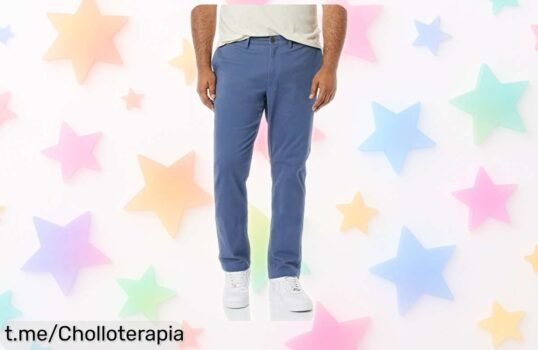 Pantalones chinos ajustados de Amazon Essentials a precio loco: básicos que te agradecerá tu armario, ¡renueva tu look sin gastar una fortuna!