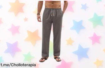 Pantalones de algodón Voqeen para hombre a un precio loco, ideales para cualquier plan y con cintura elástica que se adapta a ti. ¡No dejes escapar este ofertón!