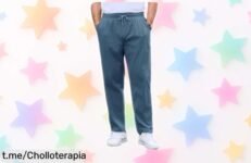 Pantalones de pana Tolaler con cintura elástica y bolsillos prácticos a precio de risa, ¡aprovéchalo antes que se agoten y mejora tu look ya!