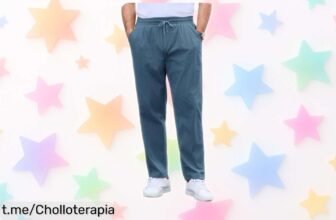Pantalones de pana Tolaler con cintura elástica y bolsillos prácticos a precio de risa, ¡aprovéchalo antes que se agoten y mejora tu look ya!