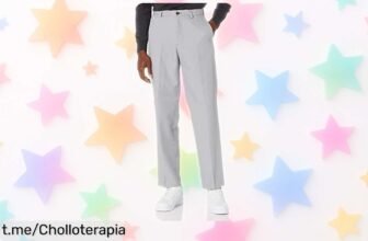 Pantalones de traje Amazon Essentials con cintura elástica: ¡la elegancia que necesitas a un precio regalado! ¡No dejes pasar esta oportunidad única y atrévete a brillar!
