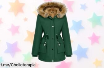 Parka de forro polar para mujer Xnova con un terralazo de precio que no se repetirá, ¡abriga, da forma y enfrenta cualquier lluvia o viento! No te quedes sin la tuya.