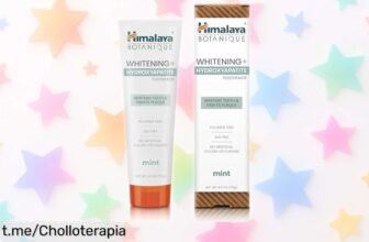 Pasta de dientes Himalaya Botanique con hydroxyapatite, un chollazo que blanquea y cuida tus encías para empezar el día fresco ¡No te lo pierdas!
