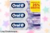 Pasta de dientes blanqueadora OralB 3D White Advanced Luxe en pack de 3, el chollo ideal para una sonrisa brillante y fresca que no querrás dejar escapar. ¡Aprovecha esta oferta ya!