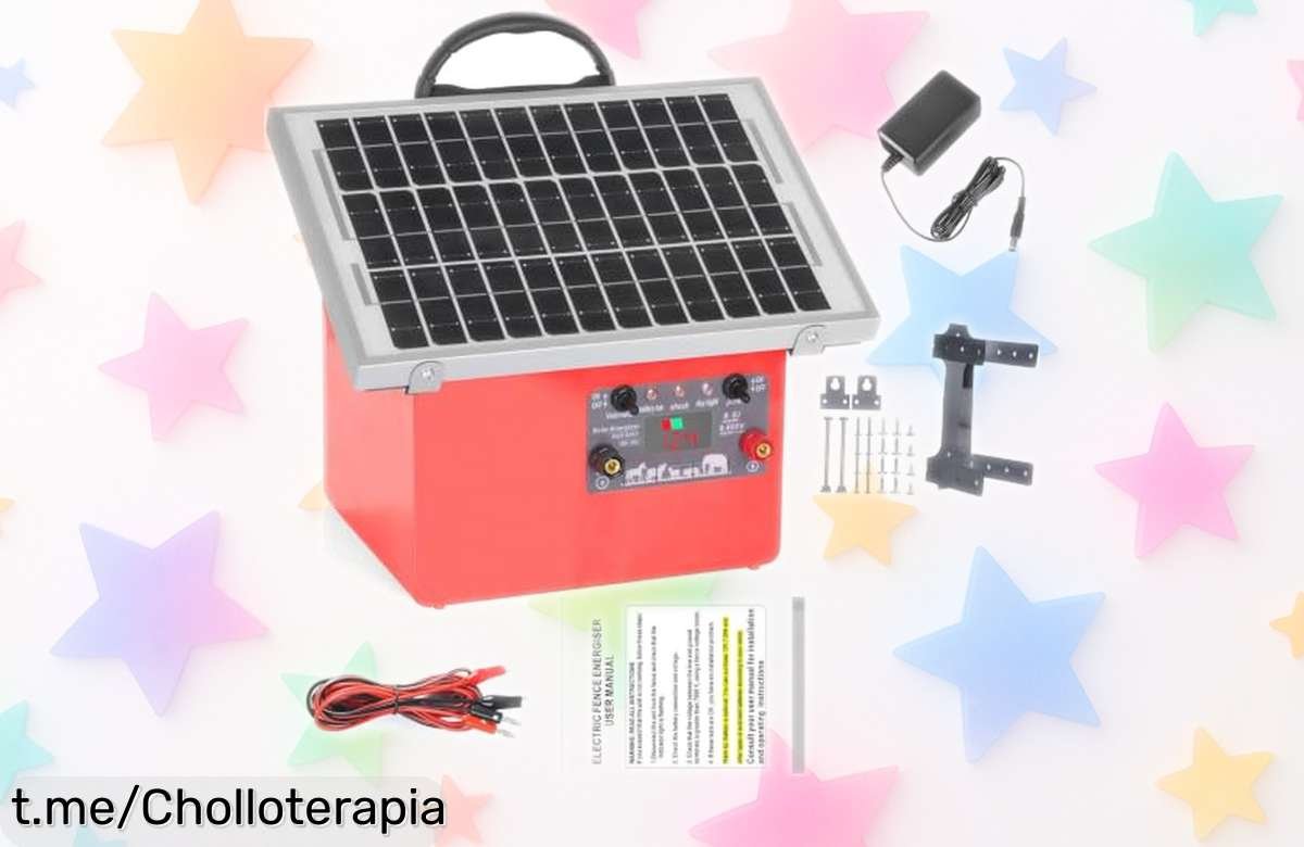 Pastor eléctrico solar FarmNix 32KM, el ofertón que espanta a los animales más grandes y se instala en un abrir y cerrar de ojos. ¡No dejes pasar esta oportunidad única!