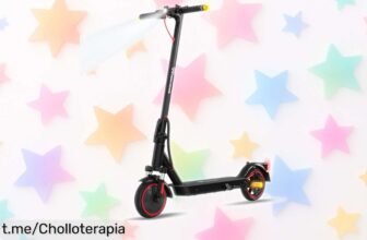 Patinete eléctrico EVERCROSS EV85F con potente motor y 30 km de autonomía, ¡ofertón que te hará recorrer la ciudad sin parar! Aprovecha este precio loco antes de que se acabe.